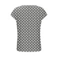 thumbnail image 6 of ZUKMRJPC Womens Summer Tops Short Sleeve Crewneck Polka Dot Button Down Pullover Tees Casual Loose Fit Basic Tunic Shirts, 6 of 7