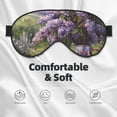 thumbnail image 3 of Salouo Lilacs Teapot Scenic Painting Pattern Sleep Mask,Sleep Eye Mask & Blindfold Eye Sleep Shade Cover with Elastic Strap Soft Eye Cover Eyeshade for Night Sleeping Travel & Nap, 3 of 7