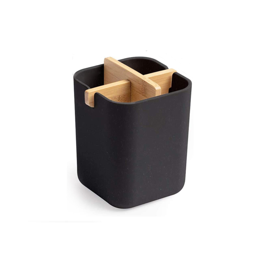 Bamboo Toothbrush Holder, Multifunctional Electric Toothbrush Holder