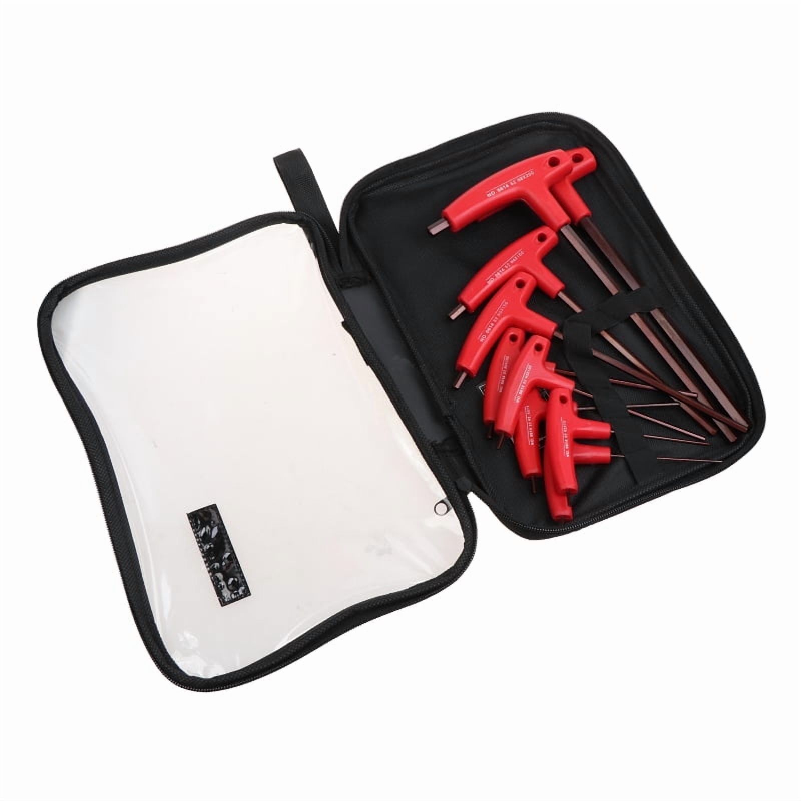 9 Pcs T-handle Allen Wrench Set Metric Long Arm Ball End Hex for Key Wrench Set