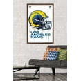 thumbnail image 3 of NFL Los Angeles Rams - Drip Helmet 20 Wall Poster, 14.725" x 22.375" Framed, 3 of 4