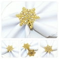 thumbnail image 2 of 4 Pcs Alloy Christmas Serving Utensils Napkin Rings Buckle Wedding Dinner Party, 2 of 6