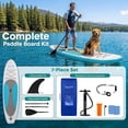 thumbnail image 6 of SereneLife Thunder Wave SUP - 10 Foot Inflatable Stand Up Water Paddle Board, Leash, Paddle, Pump & Bag, 6 of 9