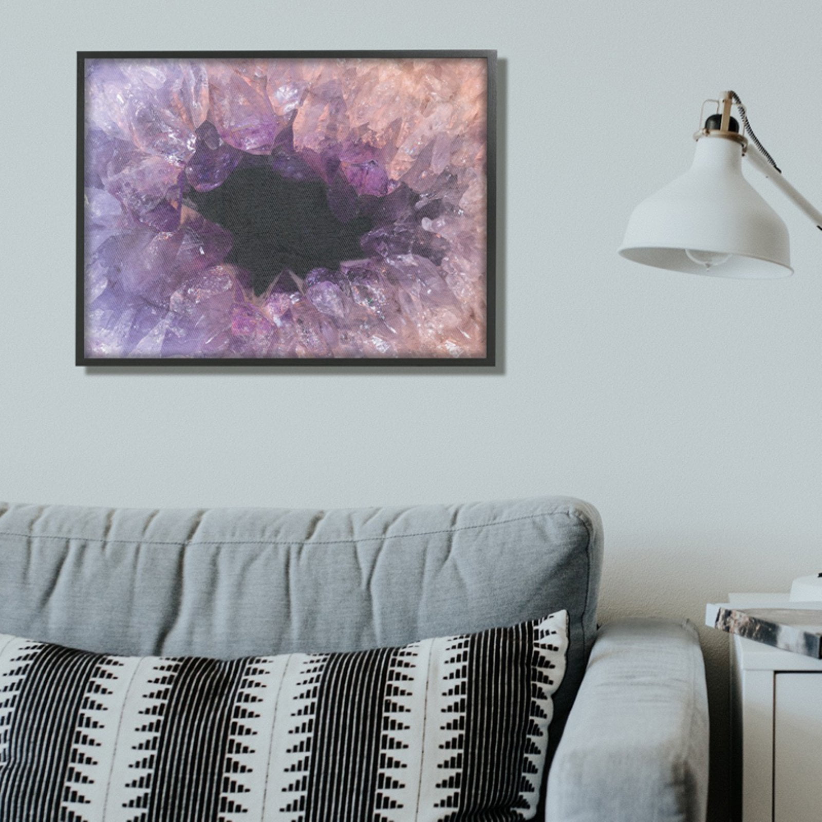 Stupell Amethyst Geode Cavern Photograph Canvas Art, 30 x 1.5 x 40