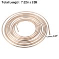 thumbnail image 4 of Unique Bargains 25ft 1/4" OD Brake Line Tubing Kit Flexible Copper-Nickel Alloy Brake Line Tube Roll Coil w/ 16 Fittings, 4 of 6