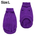thumbnail image 2 of Suministros para mascotas Ropa para perros Suéter sólido para perros Ropa para perros Otoño e invierno, 2 of 6