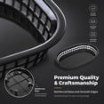 thumbnail image 7 of 20Pcs Fast Food Baskets, 10.6 x 6.7 Inch Reusable Deli Fast Food Storage Basket, Foods Service Tray Holde for Easter, Fruit, Hot Dogs, Burgers, Fries, Snacks,Picnic(Black), 7 of 7