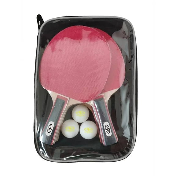 Set Athletic Works De 4 Raquetas y 3 Pelotas de Ping Pong