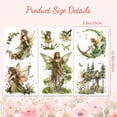 thumbnail image 2 of Rub on Transfer Decals for Furniture Crafts 6"x12" 3Pcs Vintage Elf Waterproof UV DTF Transfer Decals Sticker for Dresser Lingerie Chests Drawer Glass Porcelain Wood Bathroom, 2 of 8
