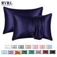 thumbnail image 2 of 2pcs Pure Natural Silk Protect Hair Skin Pillowcase Comfortable Pillow Case Sturdy, 2 of 5