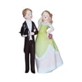 thumbnail image 3 of Wedding Cake Topper Sandtable Cake Realistic Couple Statue for Wedding Dress, 3 of 8