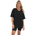 thumbnail image 4 of Camisetas Kinglaman, paquete de 4, oversize, tallas grandes, holgadas, talla L, 4 of 7