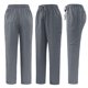 thumbnail image 5 of Ceisia Men's Solid Color V-Neck Nurse Uniform Set, Short Sleeve Scrub Top with Elastic Waist Pants for Healthcare Professionals Gray XXL Gifts, 5 of 7