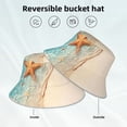 thumbnail image 2 of Xecao Starfish On The Sand Beach Print Men and Women Night Reflective Hat Runner Cap Visor Bucket Hat Boonie Cap, 2 of 6