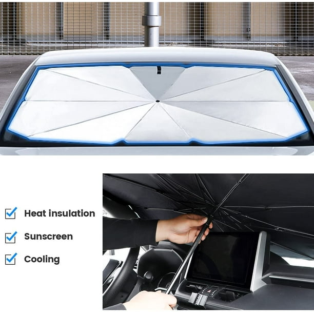 Car Sunshade, Car Windshield, 145*79cm Car Sunshade Windshield, Uv Block  Car Sunshade, Umbrella Windshield, Foldable Windshield