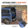 thumbnail image 2 of KFFKFF Canine Bicycle Trailer, Accommodates up to 100 lbs, Dual-Function Pet Pushchair and Bike Carrier, Convenient Collapsible Cart Structure with Detachable Wheels, Standard Bike Attachment, 2 of 9