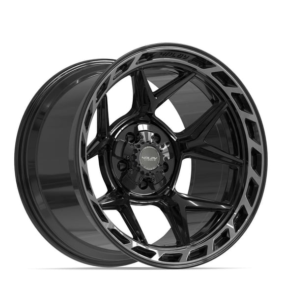 Single(1) 4PLAY Wheels 4P55 20x12 Black Brushed Rim 5x127 & 5x139.7 -44ET