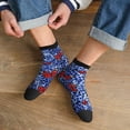 thumbnail image 3 of Pofeuu Abstract Colorful Butterflies Print 30cm Socks, Adult Running Hiking Socks for Youth and Adult, 3 of 7