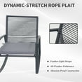 thumbnail image 4 of Mondawe 3-Piece Outdoor Metal Rocking Chair Set with Side Table include Cushions, 4 of 7
