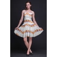 thumbnail image 3 of Bimba Robe d'Été Sans Manches Mini Fluide Teinture sur Nœuds pour Femme, Robe Soleil à Imprimé Floral - X-Grand, 3 of 5
