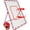 Rebounder Net Red, variant on RedSwing Adjustable Agility Hurdles,4 Height Speed Training Hurdles, Portable Speed Training Equipment with Carry Bag for for Athletes,Kids,Soccer,Basketball
