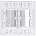 thumbnail image 2 of Buyer's Point Dual Brush Wall Plate [UL Listed] (White Kit), 2 of 3