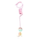 thumbnail image 3 of Juguete para gatos Colco Bouncy Dangler Bola de felpa Cuerda elástica Rosa con campana, 3 of 8
