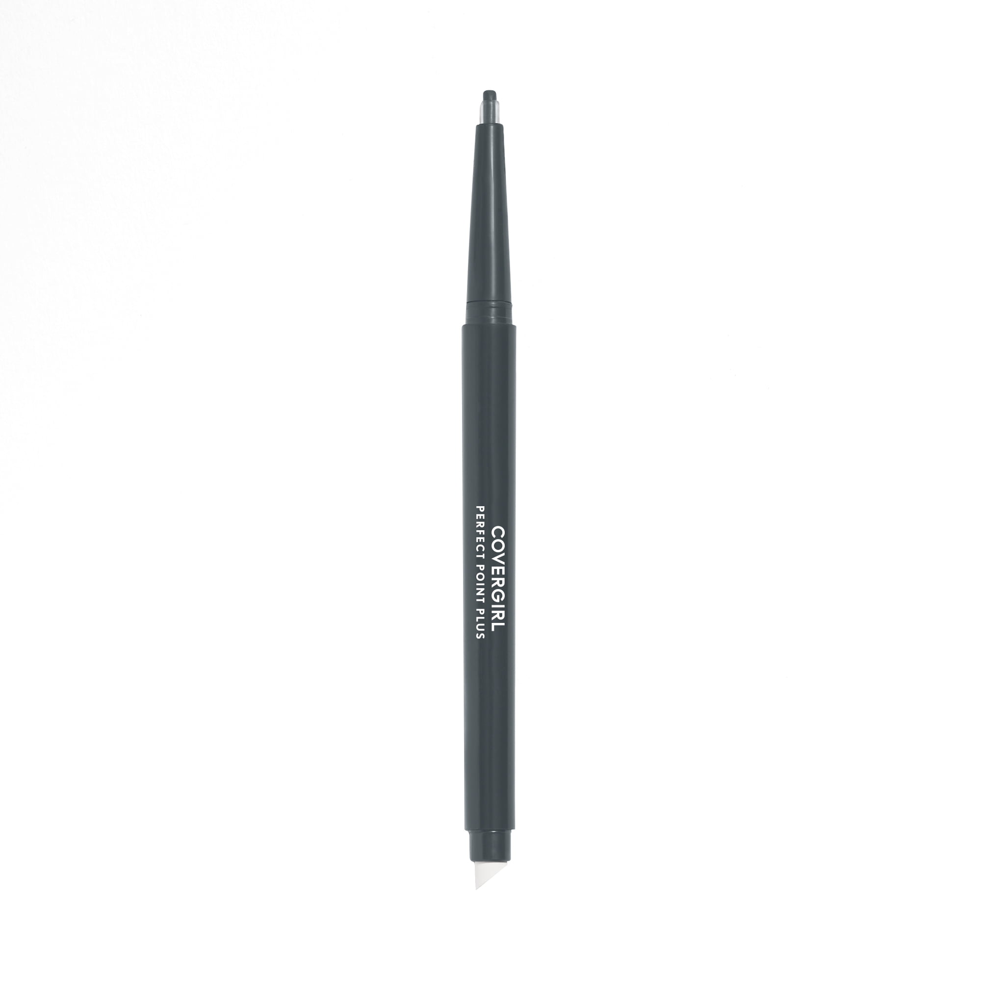 (2 pack) COVERGIRL Perfect Point Plus Eyeliner, 205 Charcoal, 0.008 oz, Long-Lasting, Versatile Black Eyeliner, Soft Smudging Tip, No Sharpening Needed