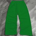 thumbnail image 4 of Sewkxo Men's Y2k Graphic Baggy Sweatpants Drawstring Waist Striped Open Bottom Sweatpants Baggy Track Pants Men,Green L, 4 of 5