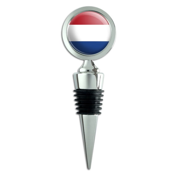 The Netherlands National Country Flag Wine Bottle Stopper