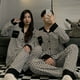 thumbnail image 5 of Pijamas para hombres y mujeres, pantalones de manga larga de primavera y otoño, ropa de casa de celebridades de otoño e invierno de dos piezas para parejas, 5 of 6
