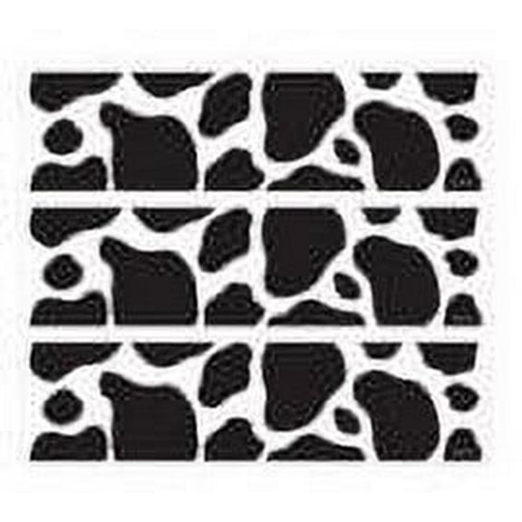 Cow Print Edible Photo Image Cake Border Decoration