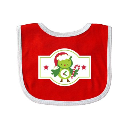 Christmas Santa Owl Baby Bib