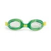 6" Green and Yellow Vantage Competition Adjustable Swimming Pool Goggles