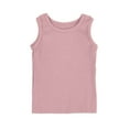 thumbnail image 1 of WEIYLL Girls Tank Tops Summer Soft Racerback Crop Sleeveless Sports Soild Ribbed Child Top Clothes for 6-7 Years, 1 of 5