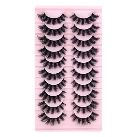 Herrnalise Puffy  Thick  Slender  Ultra-soft 3D Curling Multi-layer Three-dimensional False Eyelashes  10 Pairs Fake Eyelashes on Clearance Puffy  Thick  Slender  Ultra-soft 3D Curling Multi-layer Three-dimensional False Eyelashes  10 Pairs Features: Make your eyes look brighter  prettier and more attractive  suitable for parties and everyday use. Completely handmade  soft and comfortable.Can be used multiple times if used and disassembled properly. 20 false eyelashes  10 pairs  natural style  easy to use  comfortable to wear. Volumizing and thickening lashes makes them look more curly. Beautifully designed  easy to use  comfortable to wear  make your eyes look bright and attractive. Product Description: Product name:False Lashes Quantity: 10 pairs Shelf Life:3 Years Package Included： 1 x Boxed false eyelashes（10 pairs） Fake Eyelashes Natural  False Eyelashes for Beginners  Fake Eyelashes on Clearance  Fake Eyelashes Natural Look  Natural Looking Fake Eyelashes  False Eyelashes on Sale.