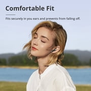 Tronsmart Sounfii R4 True Wireless In-Ear Earbuds, 12mm Drivers with Big Bass, 4 Mics ENC Clear Call, Smart Touch Control - Beige
