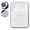 White 1, variant on Coin Slab Display Holders, Clear Acrylic Collectors Coin Protectors Storage Cases, Four-Point Fixation Collection Boxes for Storing Displaying 33mm Reeded Edge Old Coins Currency Medals