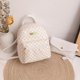 thumbnail image 4 of Mini Bolso Pequeño Para Mujer, Bolso De Hombro Con Cremallera De Piel Sintética, Mochila Bonita Que Combina Con Todo (7,87*7,48*4,33) Pulgadas, 4 of 4