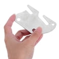 thumbnail image 3 of 4pcs Wood Bed Rail Hook Plates - Universal Bed Frame Brackets Replacement Parts For Headboard And Footboard Metal Hardware Accessories, 3 of 3