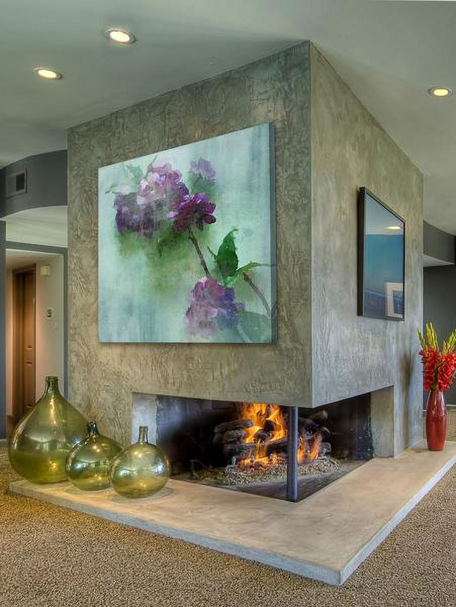 "Purple Sensation 3" Painting Print on Wrapped Canvas
