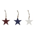 thumbnail image 4 of RWB Wooden Star Ornaments Set of 3 4x4x0.25, 4 of 4