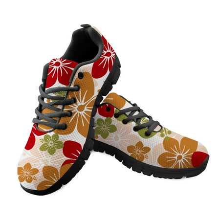 

Floral Pattern Casual Shoes Woman Sneaker Ladies Fashion Comfortable Low-top Sneakers Lace-up Footwear for Girls