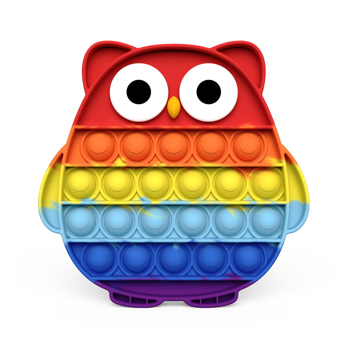 Fidget Toy for Kids and Adults Colorful Owl Bubble Sensory Fidget Toy for  Autism ADHD ADD to Relieve Stress 