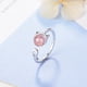 thumbnail image 3 of Anillos abiertos ajustables de moda para mujer, anillos de cristal con gatos bonitos para ella, 3 of 5