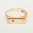 thumbnail image 2 of LBG British Made 14k Rose Gold Natural Garnet Mens Band Ring - 25 size options - Size 7.25, 2 of 6