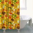 thumbnail image 4 of Cute Hedgehogs Animals Pattern Shower Curtain 72"x84" ,Bathroom Decorative Shower Curtains Set with 12 Hooks,Modern Waterproof Washable Shower Curtain, 4 of 6
