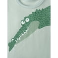 thumbnail image 6 of HWJAD Toddler Baby Boy Clothes Kids 2-7 Years Summer Outfits Cotton Crocodile Print Tees T-shirt + Shorts 2-Pieces Little Boys Crocodile Set, 6 of 11