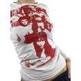 thumbnail image 1 of Mialoley T-shirt Femme à Manches Longues avec Imprimé Amusant, Style Tête de Femme, 1 of 2