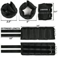 thumbnail image 3 of Synergee Comfort Fit 0.5-5lb Adjustable Ankle/Wrist Weights (Set of 2). One Size Fits All., 3 of 7